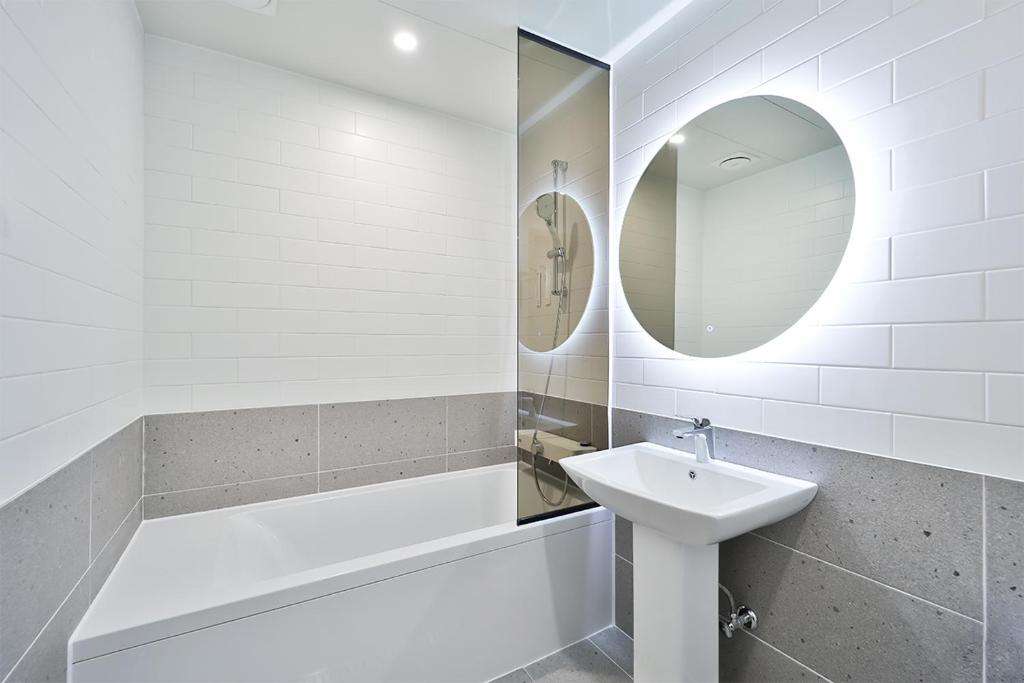 Koupelna v ubytování Gongdam Stay Hotel Ulsan Samsan