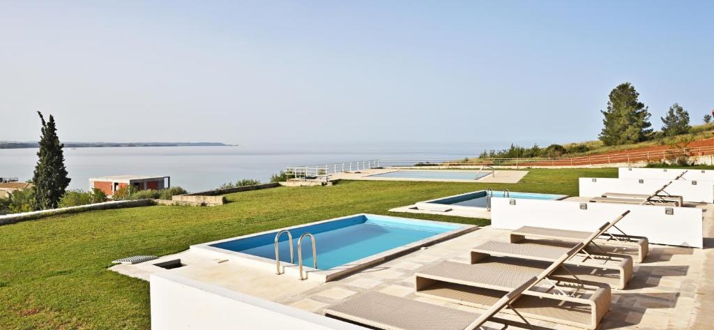 Bazén v ubytovaní Anelia Villas Sea View alebo v jeho blízkosti