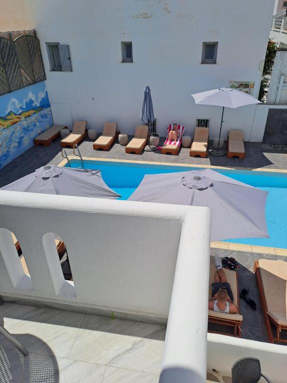 Bazén v ubytování Oceanis Resort nebo v jeho okolí