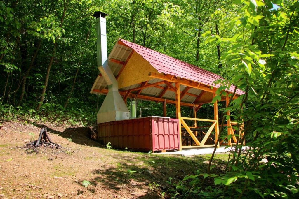 Zahrada ubytování Opus 11 Dilijan