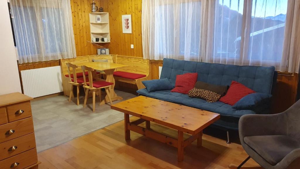 Posezení v ubytování Chalet Falk