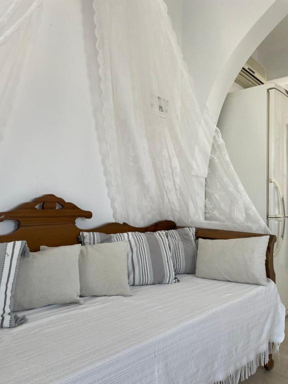 Postel nebo postele na pokoji v ubytování Villa Maina