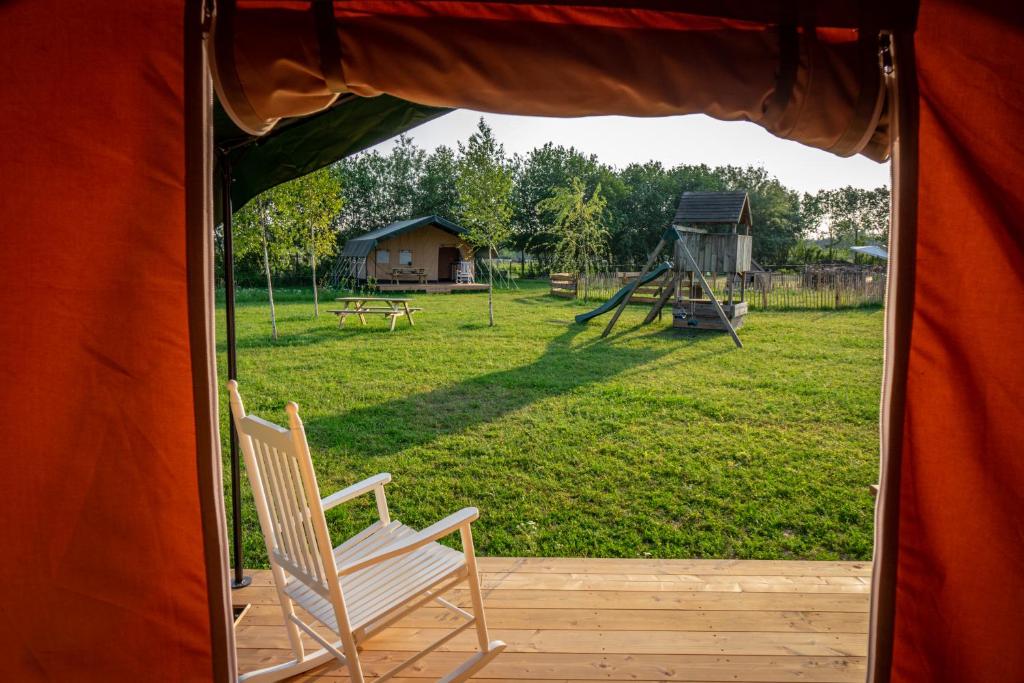 Zahrada ubytování Glamping Hoeve Klein Haneveld