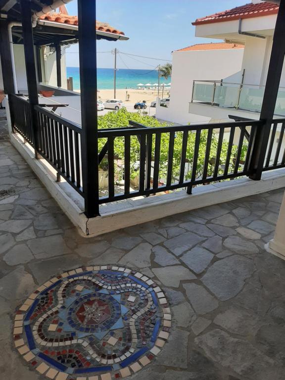Balkón nebo terasa v ubytování Villa Evi by the sea