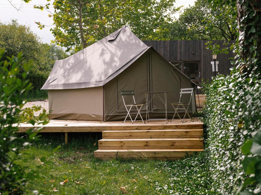 Jardín al aire libre en wecamp Cudillero