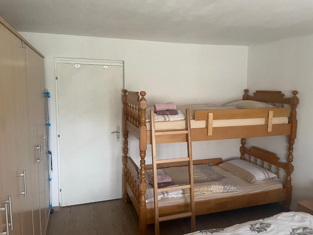 Postel nebo postele na pokoji v ubytování Apartma Šohen