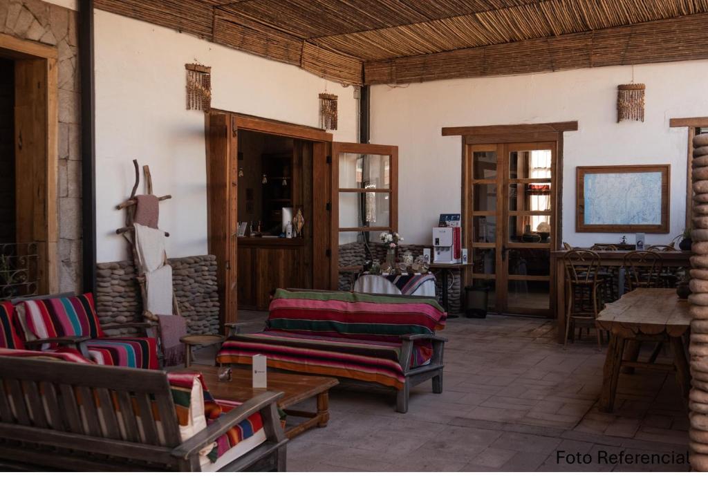 Posezení v ubytování Terrantai Lodge
