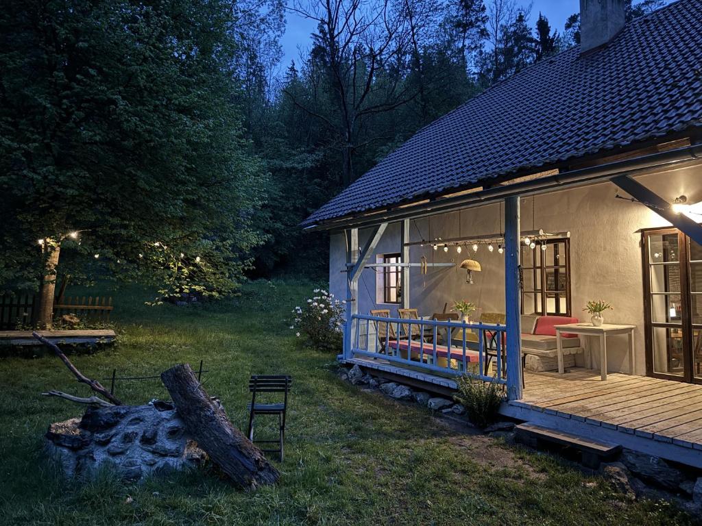 Zahrada ubytování Bejšovcův Mlýn