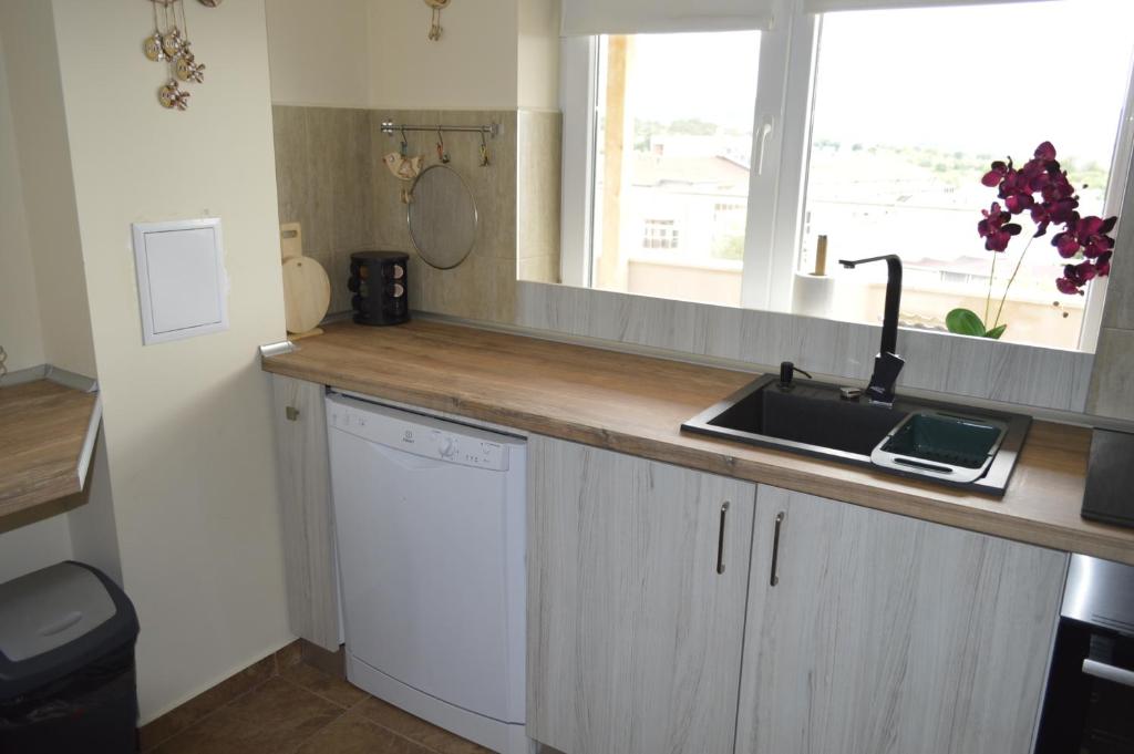 Kuchyň nebo kuchyňský kout v ubytování Albatros Comfort like home