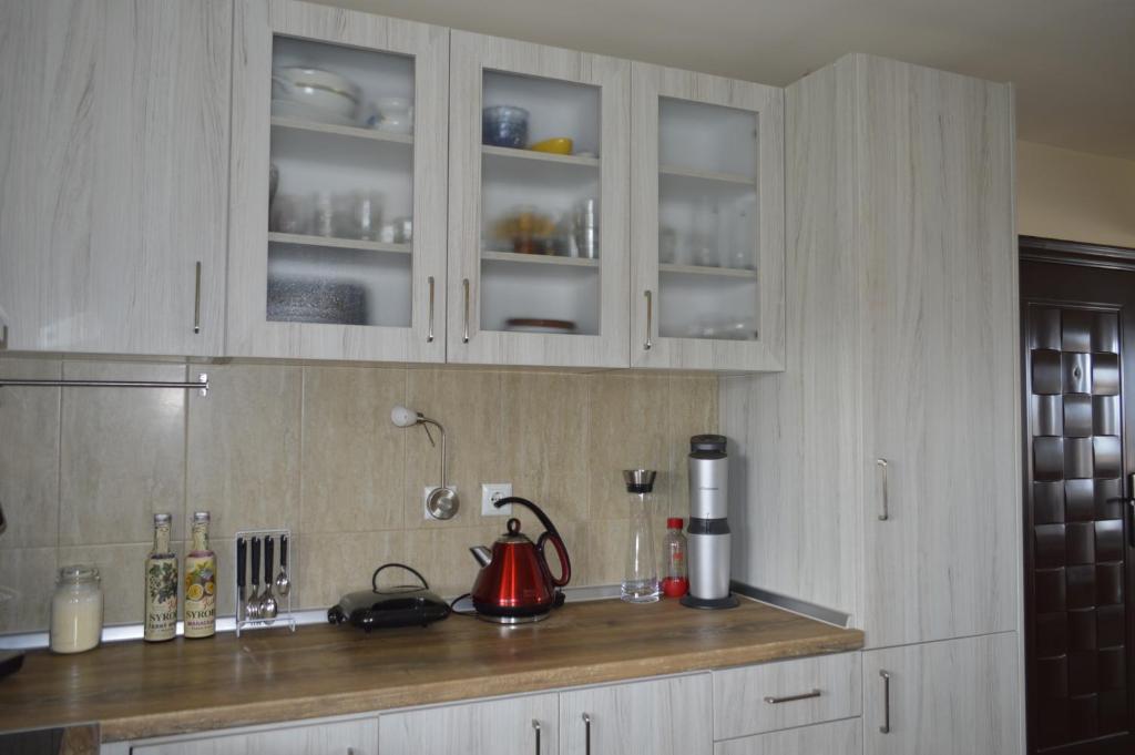 Kuchyň nebo kuchyňský kout v ubytování Albatros Comfort like home