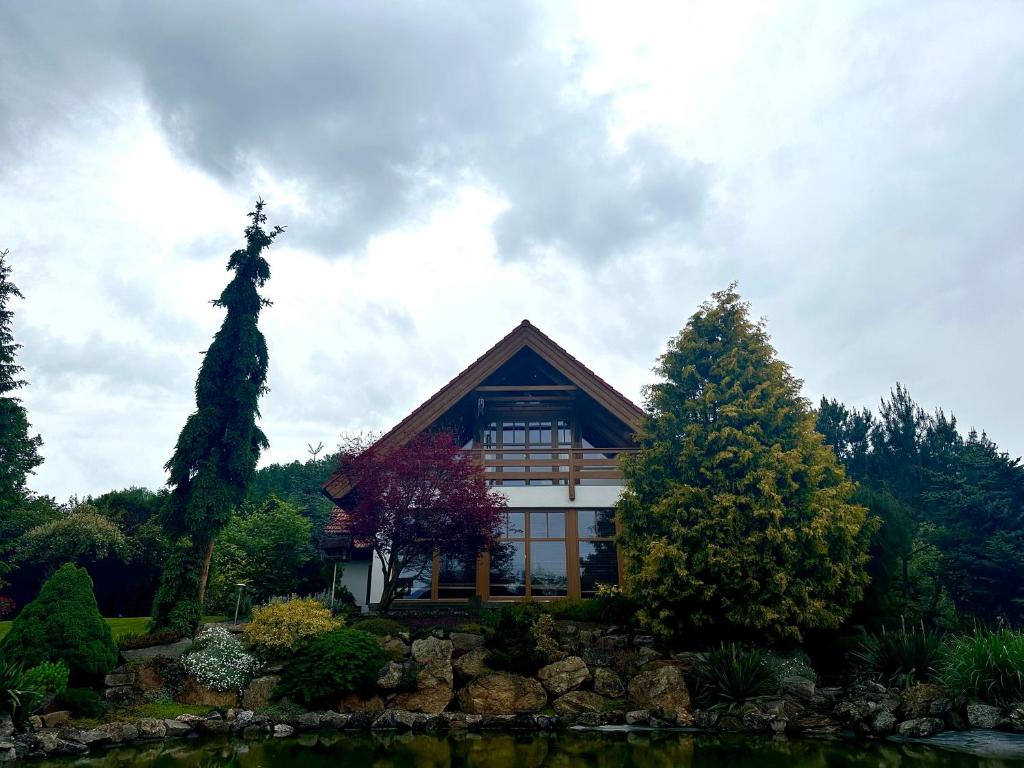 Zahrada ubytování Apartmán Lazec