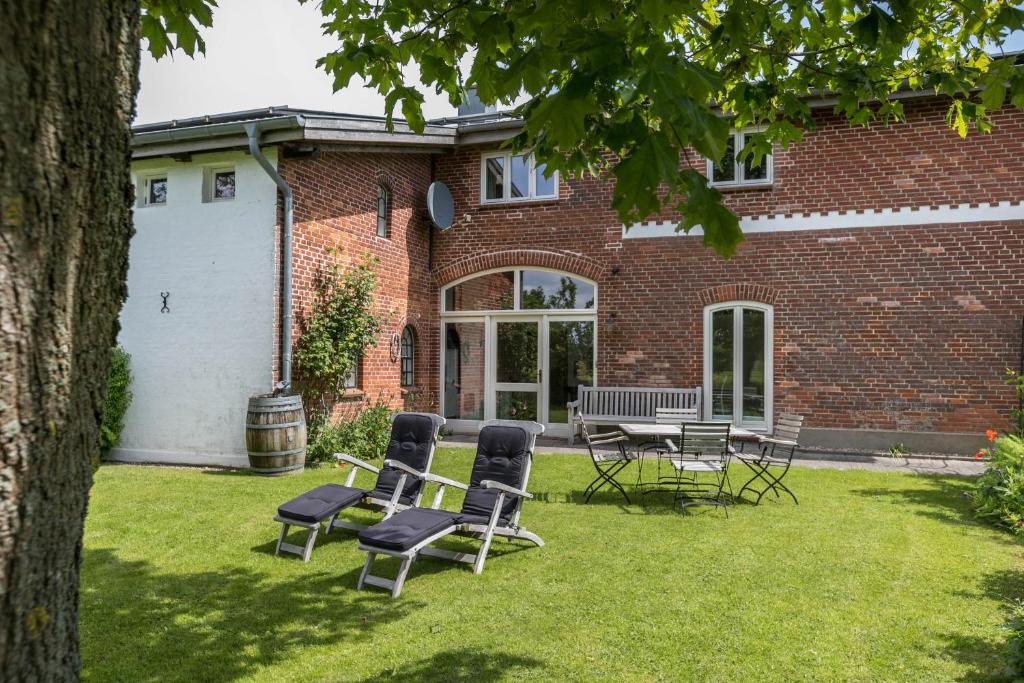 Zahrada ubytování Ferienwohnung alter Heuboden