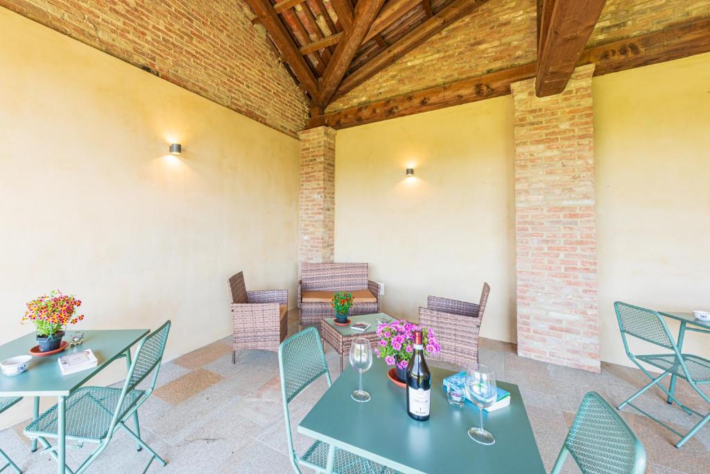 Posezení v ubytování LeCoste rooms, Monforte