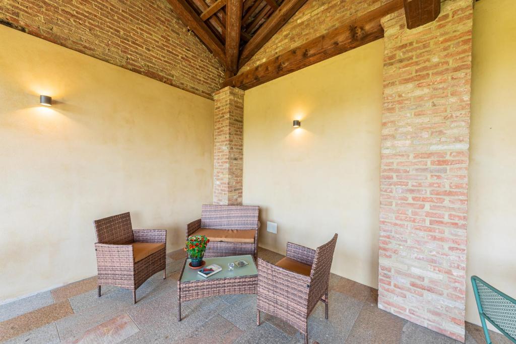 Posezení v ubytování LeCoste rooms, Monforte