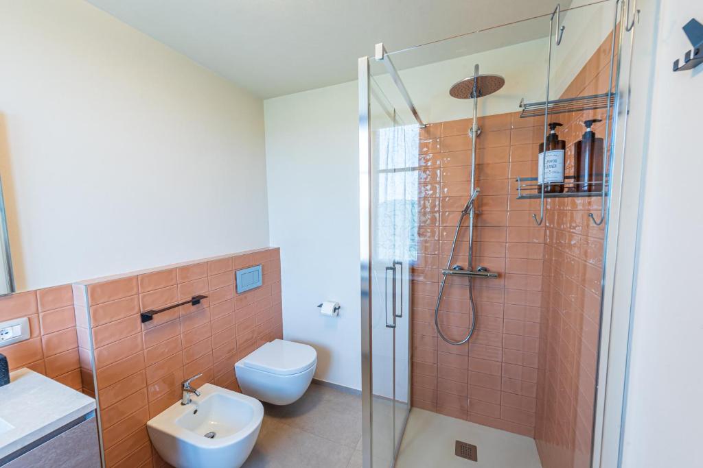 Koupelna v ubytování LeCoste rooms, Monforte