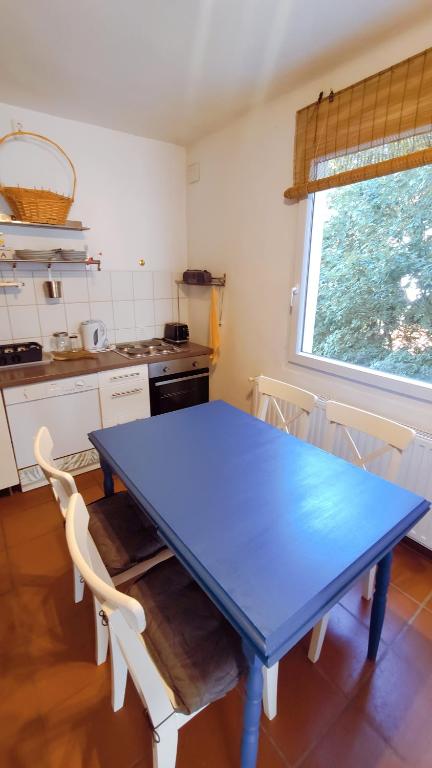 Kuchyňa alebo kuchynka v ubytovaní Romantic two bedroom apartments close to Normafa with private parking