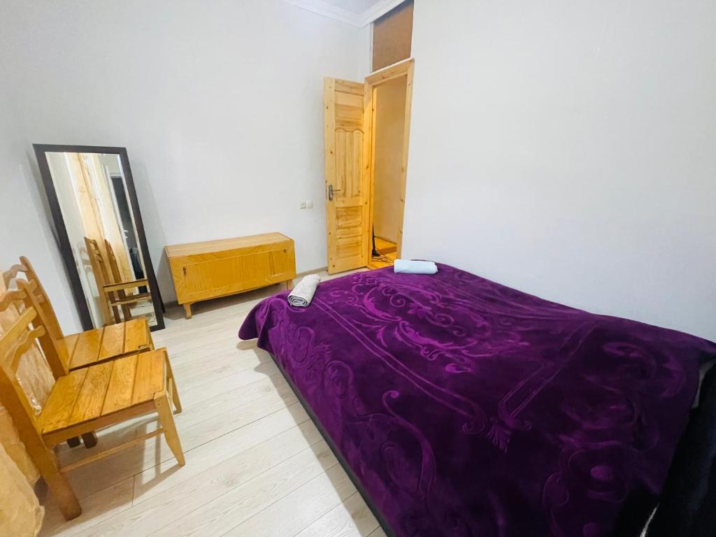 Postel nebo postele na pokoji v ubytování Guesthouse am Museum