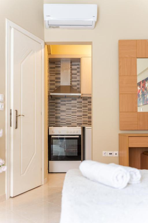 Łóżko lub łóżka w pokoju w obiekcie Romeo apartament 2