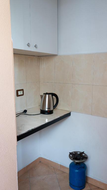 Kuchyň nebo kuchyňský kout v ubytování Villa ReyAn Durrës