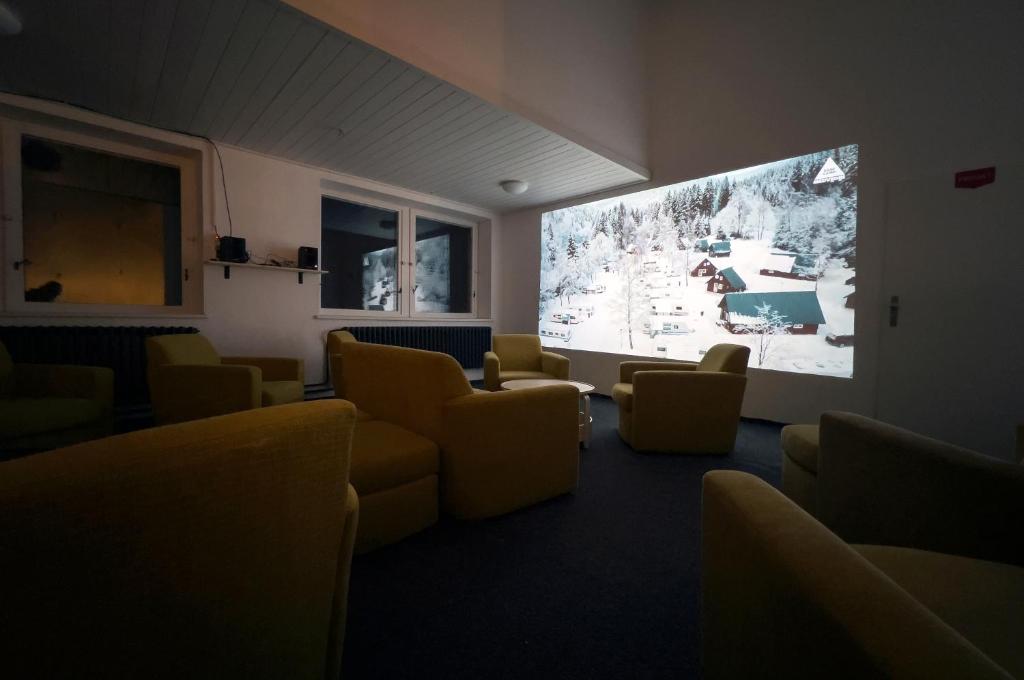 Posezení v ubytování Hotel Horní Pramen