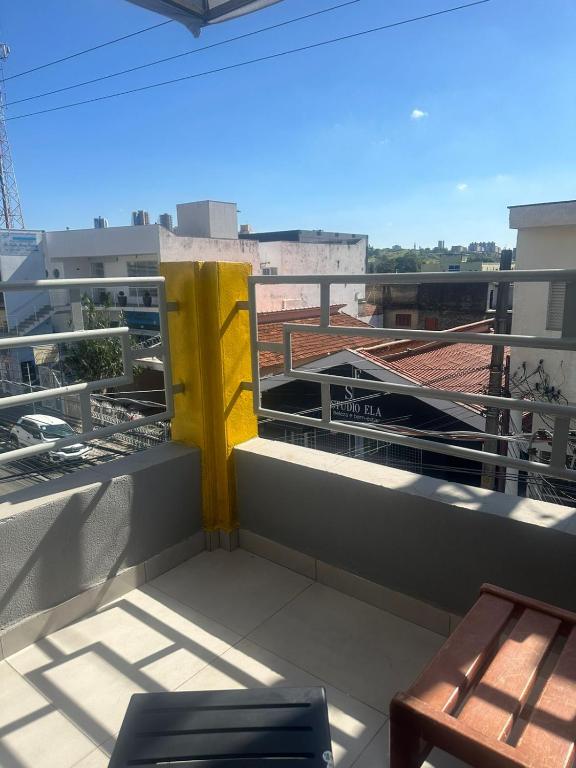 Balkón alebo terasa v ubytovaní Unity Hotel - Votorantim - SP