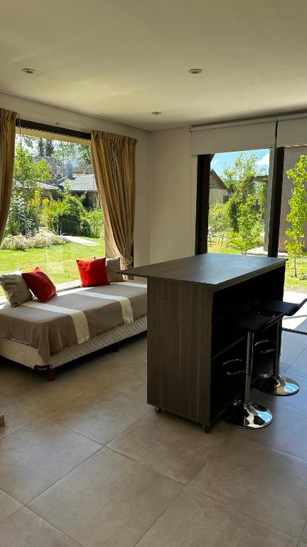 Posezení v ubytování Tiny House Chacras