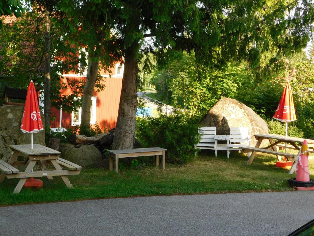 Zahrada ubytování Vandrarhem Solgården