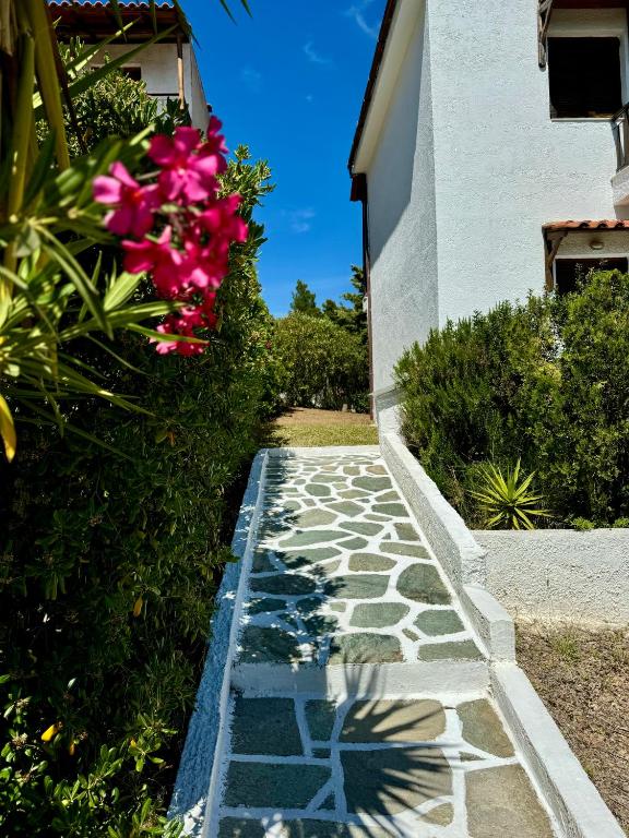 Zahrada ubytování Summer Luxury Villa with Sea View