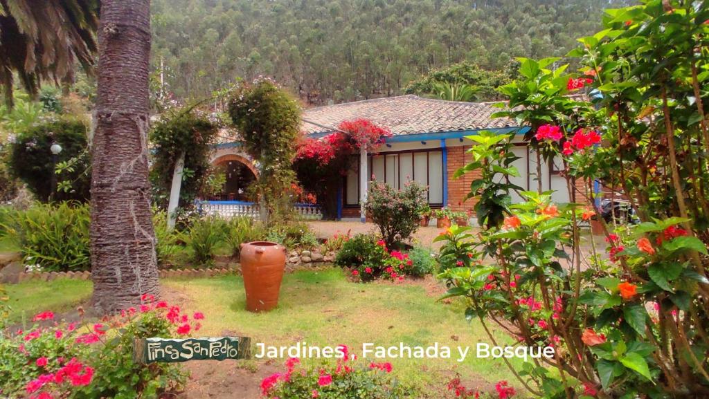 Zahrada ubytování Finca San Pedro -Alojamiento Campestre y Reserva Natural-