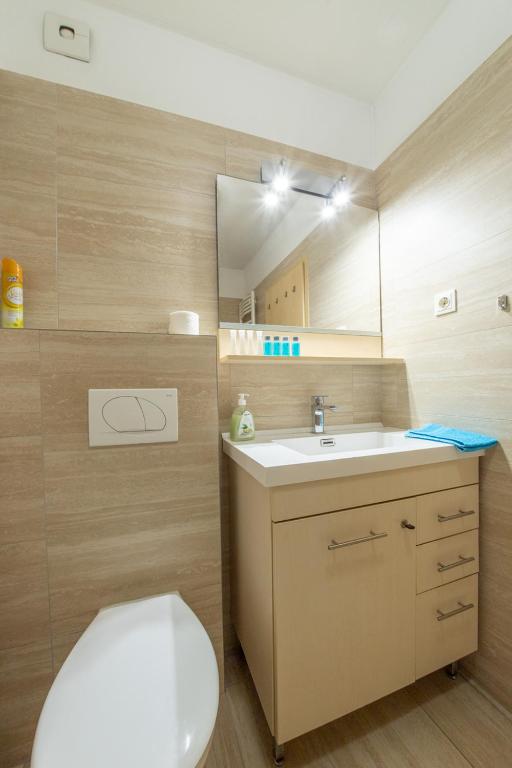 Kúpeľňa v ubytovaní Apartment City Inn Pécs