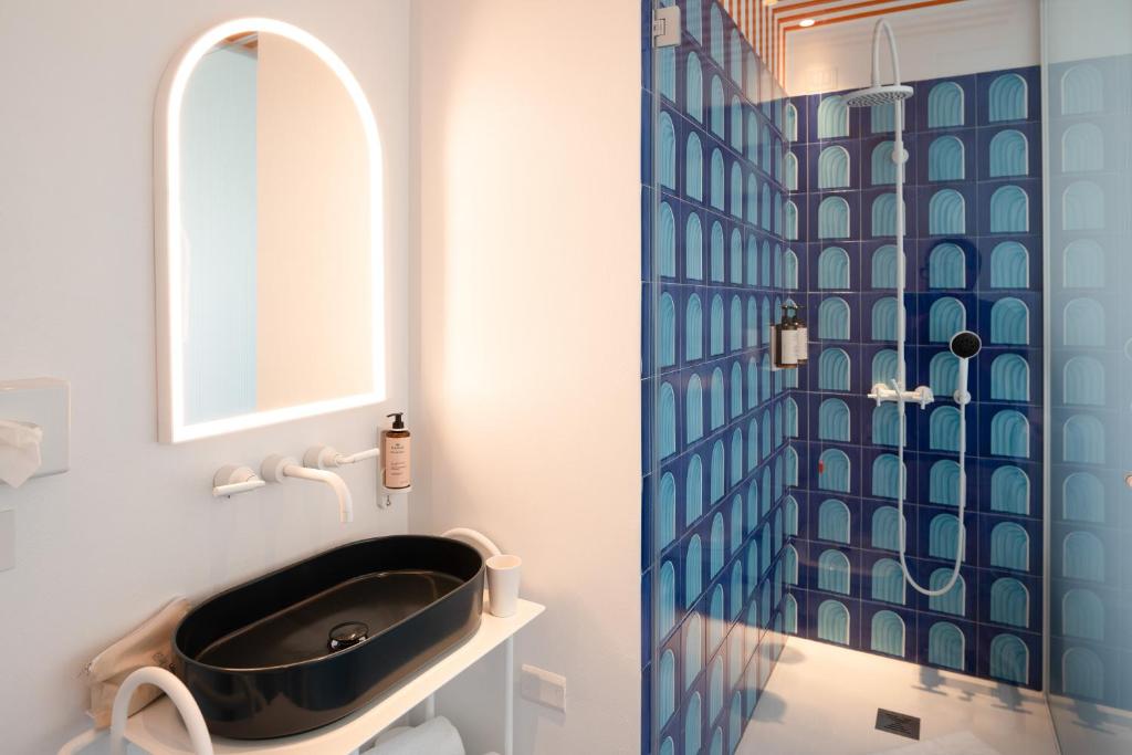 Koupelna v ubytování CALEA Boutique Hotel
