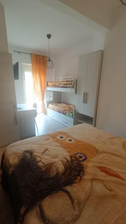 Postel nebo postele na pokoji v ubytování Mar Art Sapri