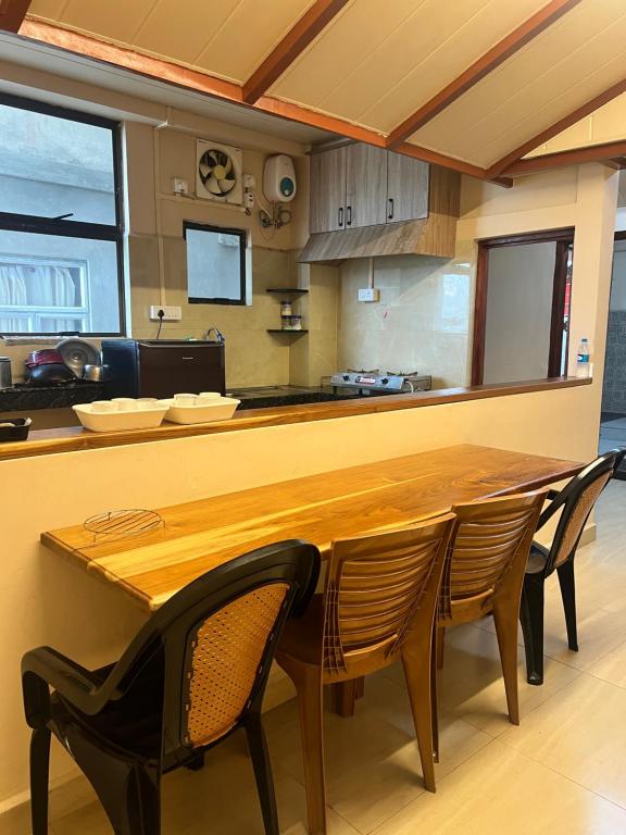 Kuchyň nebo kuchyňský kout v ubytování Zaras Cottage