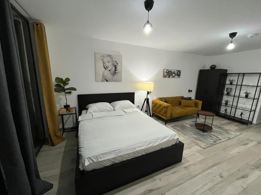 Voodi või voodid majutusasutuse Cute studio in Dubrovnik central toas