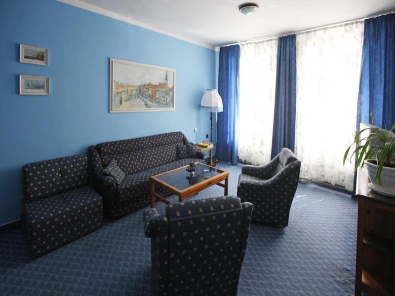 Posezení v ubytování Hotel Solaster Garni