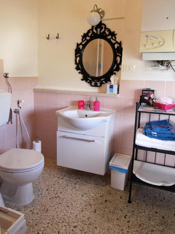 Koupelna v ubytování B&B L'Armonia