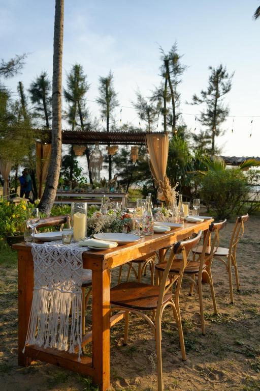 Zahrada ubytování Villa Fiesta - Beachfront Getaway