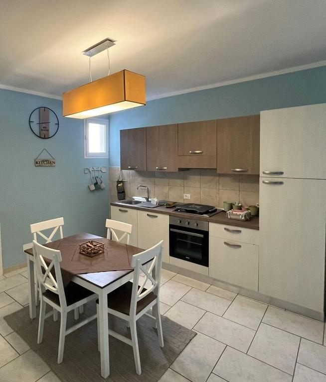 Kuchyň nebo kuchyňský kout v ubytování Casa vacanze Vista Castello