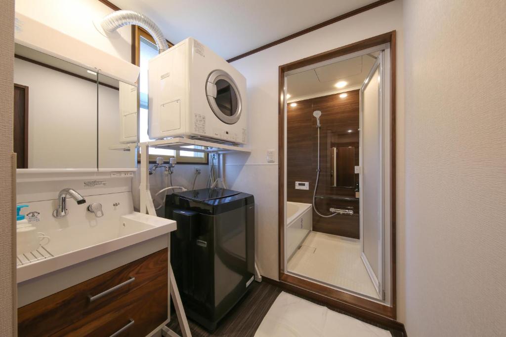 Koupelna v ubytování ROMANSTAY