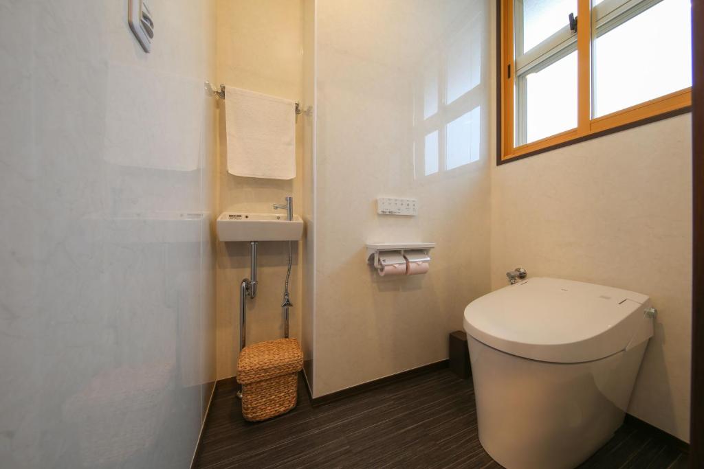 Koupelna v ubytování ROMANSTAY