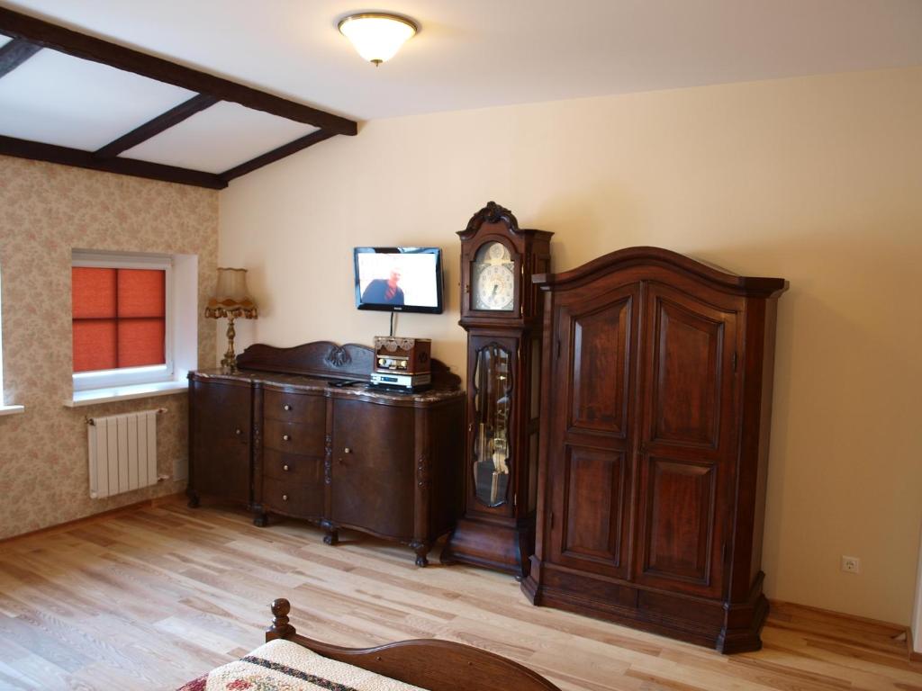 TV a/nebo společenská místnost v ubytování Aparthotel Stora Antis