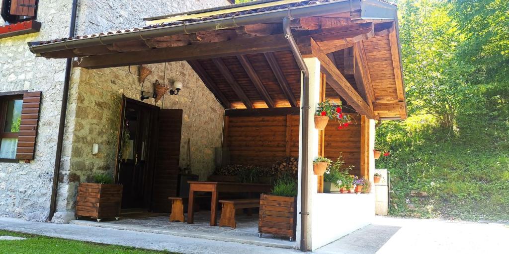 Budova, kde se bed and breakfast nachází