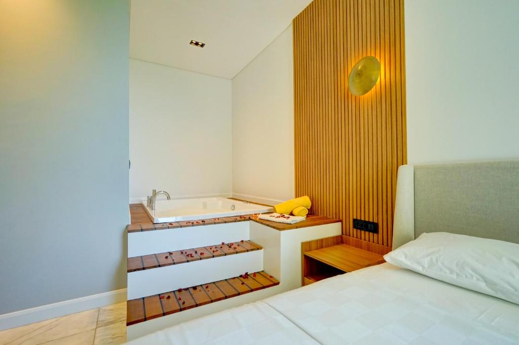 Postel nebo postele na pokoji v ubytování Villa Mars 6 - PLANET LUXURY VILLAS