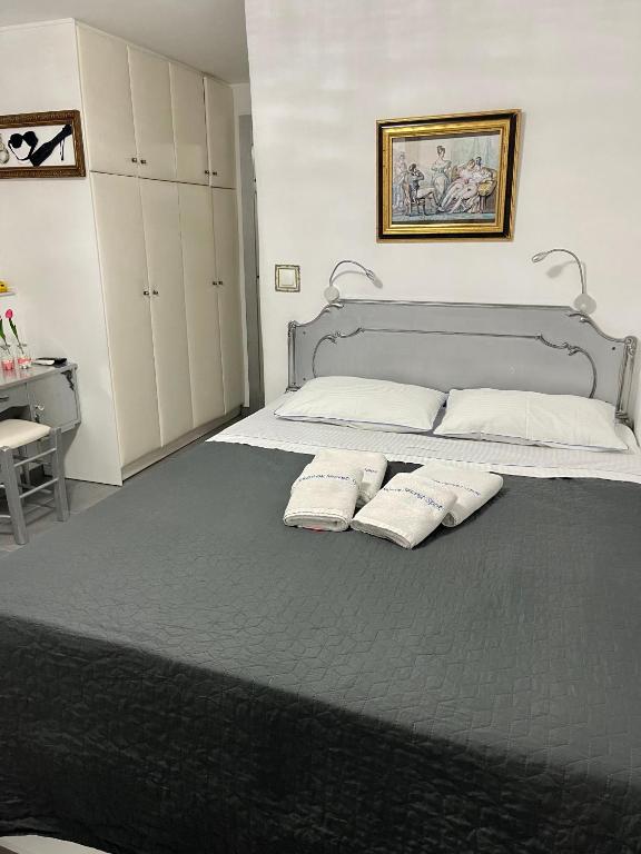 Posteľ alebo postele v izbe v ubytovaní Mykonos Secret Spot