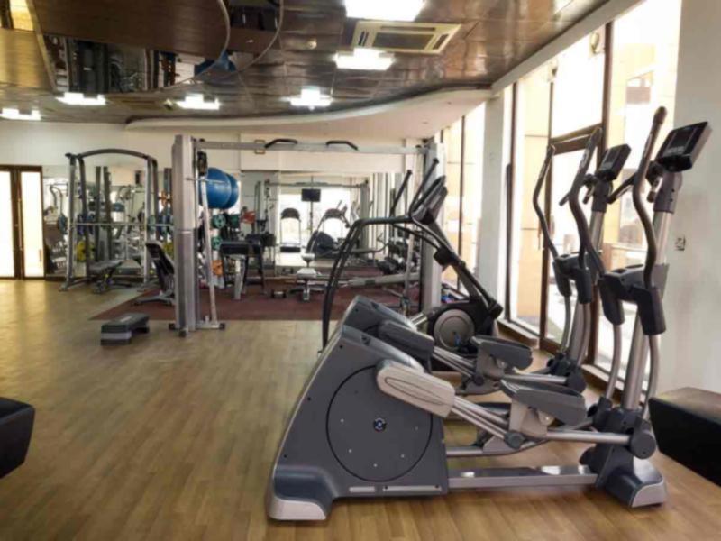 Fitness centrum a/nebo fitness zařízení v ubytování Club Florence