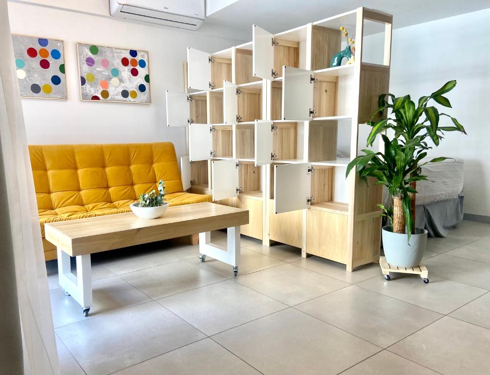 Un lugar para sentarse en ArtCabrera, moderno studio en Palermo, con amenities