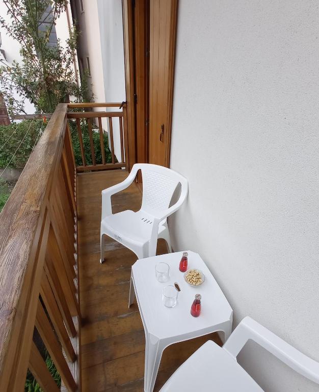 Balkón nebo terasa v ubytování ROOM AURORA