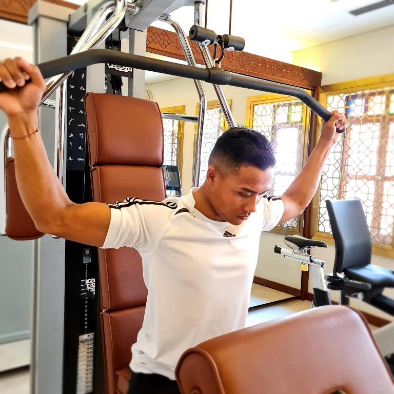 Fitness centrum a/nebo fitness zařízení v ubytování Souq Al Wakra Hotel Qatar By Tivoli