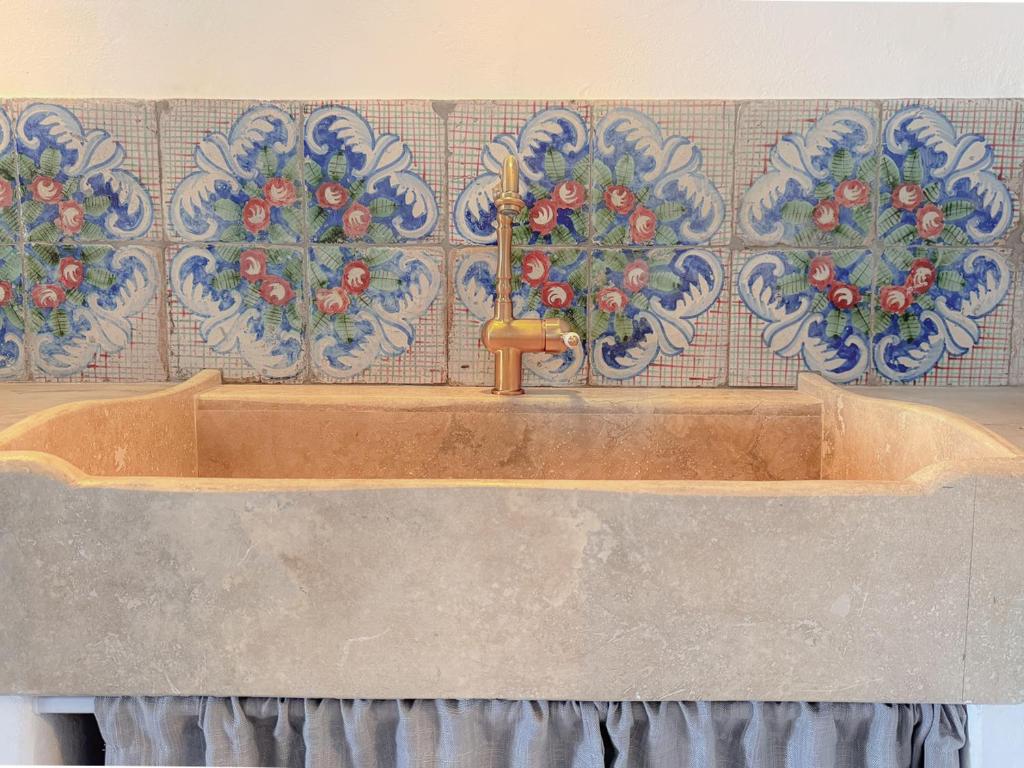Kúpeľňa v ubytovaní Casa Battiato