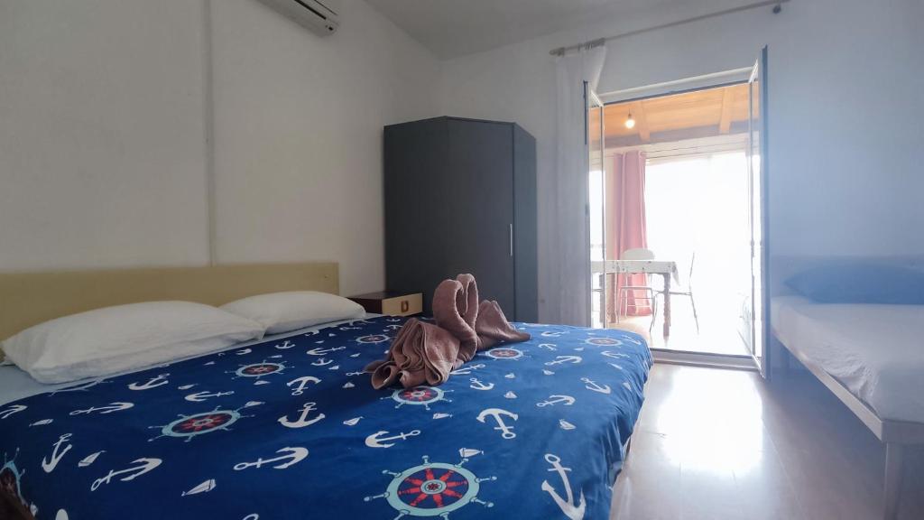 Postel nebo postele na pokoji v ubytování Villa Franić